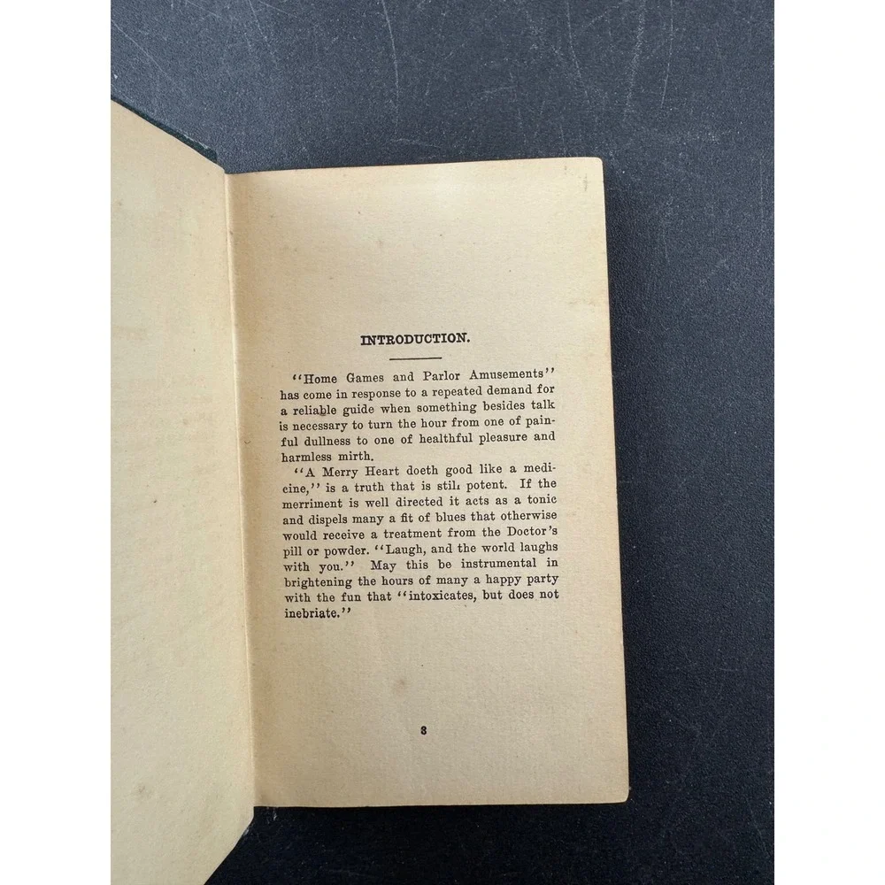 Home‎ Games and Parlor Amusements 1909 Montgomery Ward Book Vintage